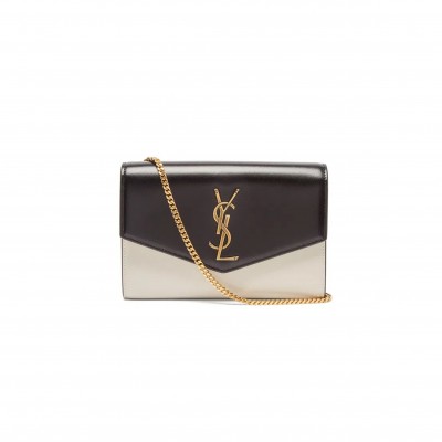 YSL UPTOWN CHAIN WALLET IN SMOOTH LEATHER 60778803P6W1031 (19*12*3cm)
